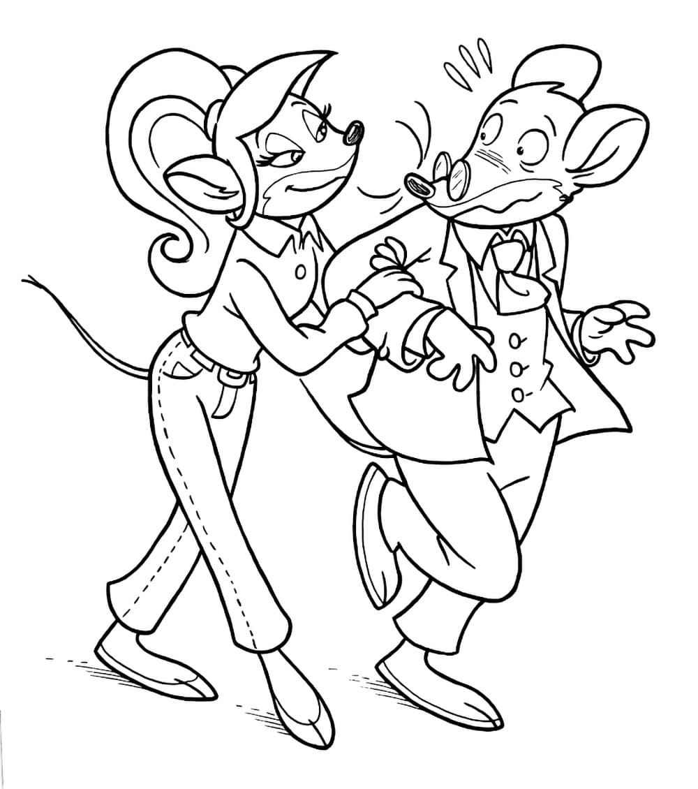 Geronimo Stilton è insopportabile da colorare