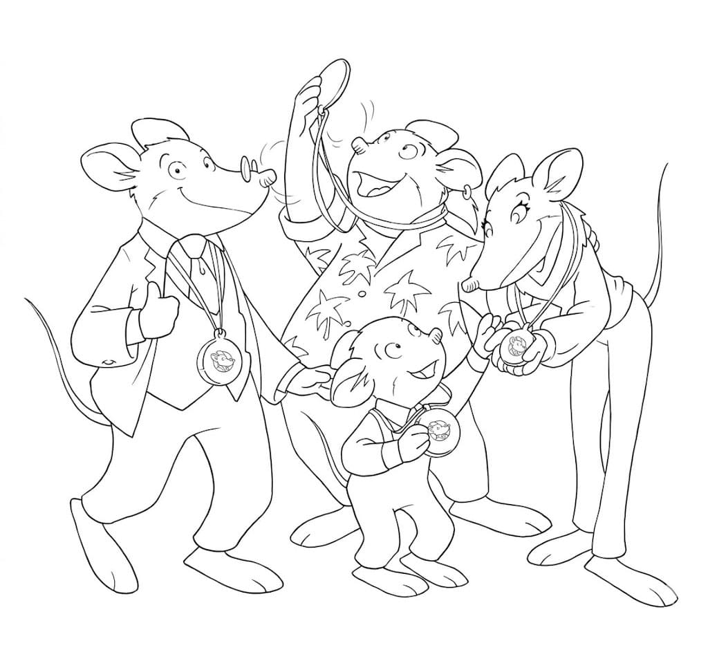 Geronimo Stilton e tutti da colorare