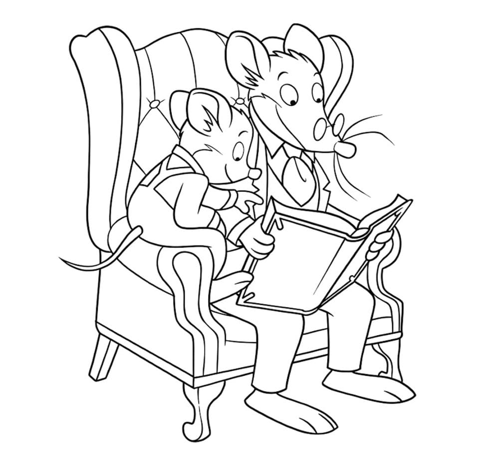 Geronimo Stilton ha preso da colorare