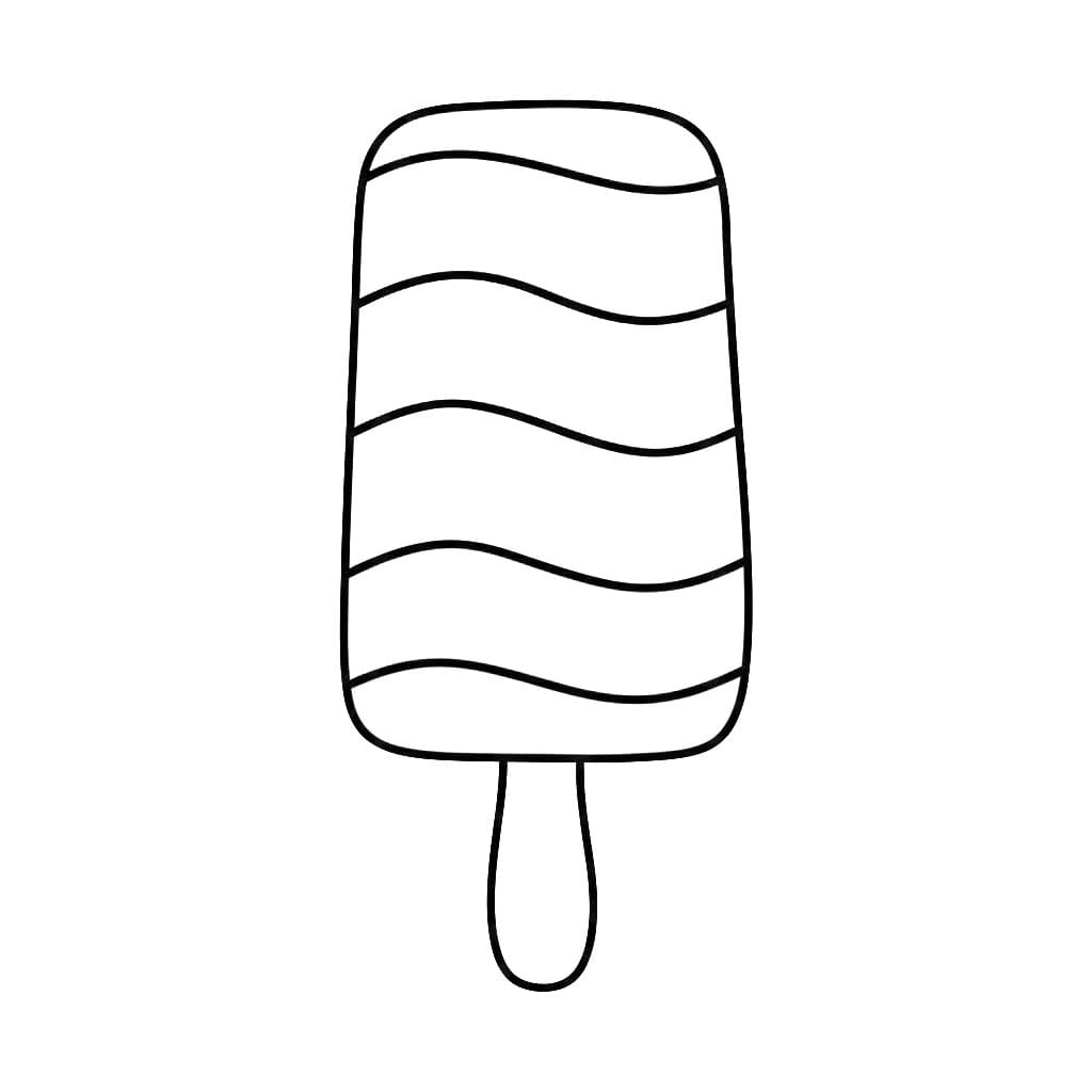 Ghiaccioli arcobaleno da colorare