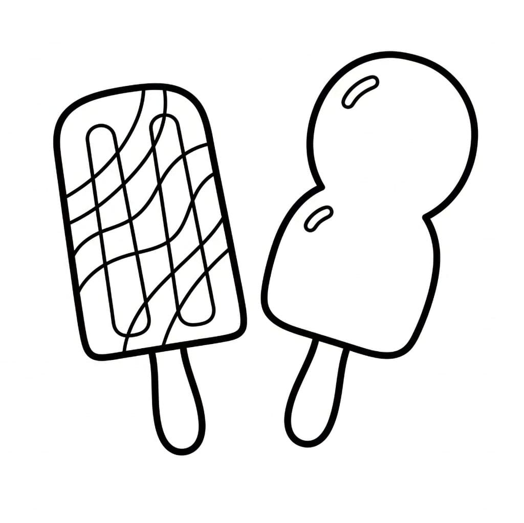 Ghiaccioli base da colorare