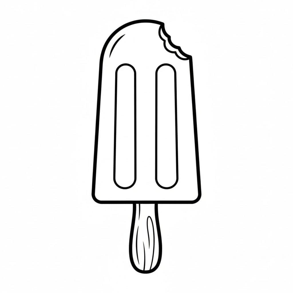 Ghiaccioli tagliati a metà da colorare