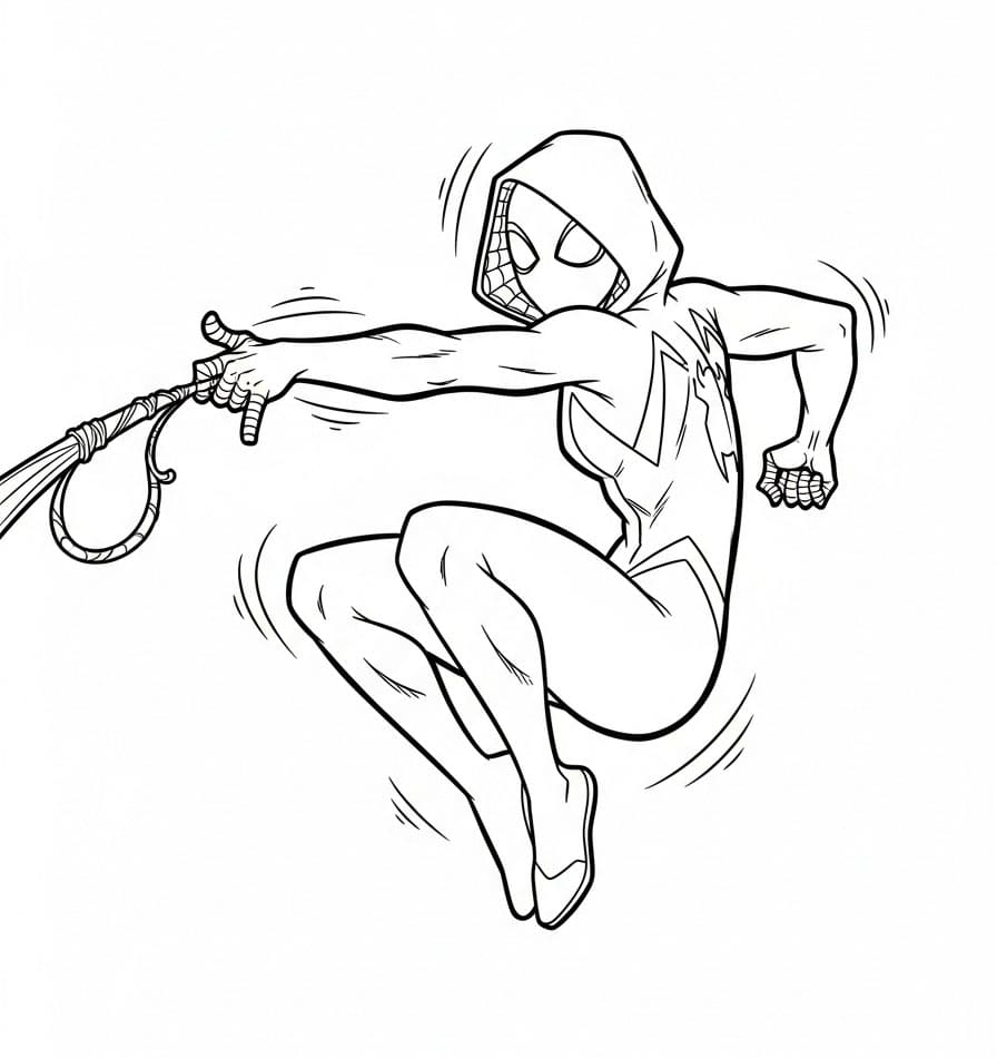 Ghost Spider e la Tela da colorare