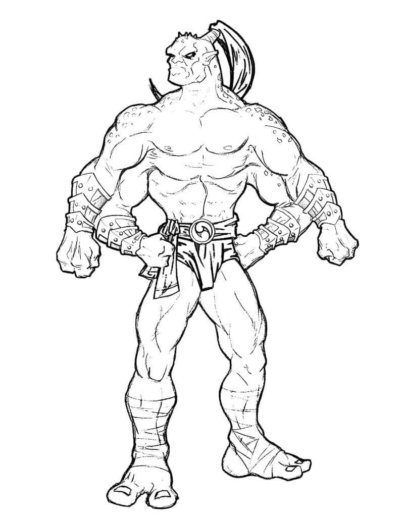 Goro from Mortal Kombat da colorare