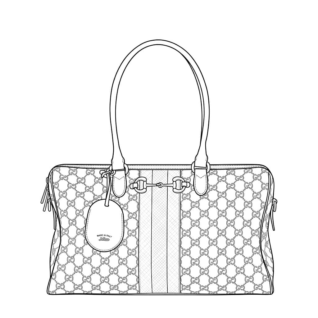 Gucci per donna da colorare