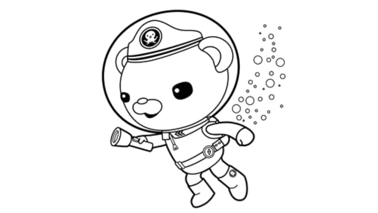 HQ Captain Barnacles Image da colorare
