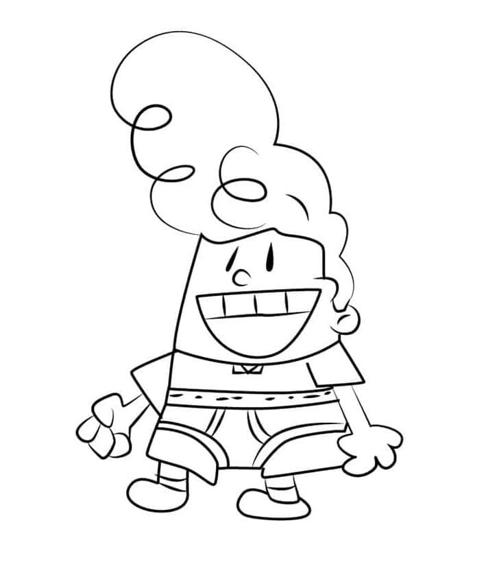 Harold Hutchins di Capitan Mutanda da colorare