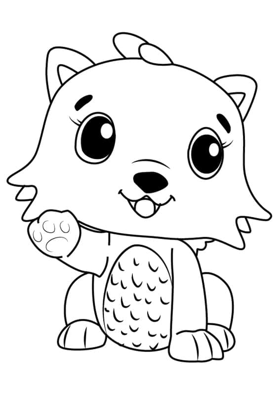 Hatchimals Kittycan da colorare