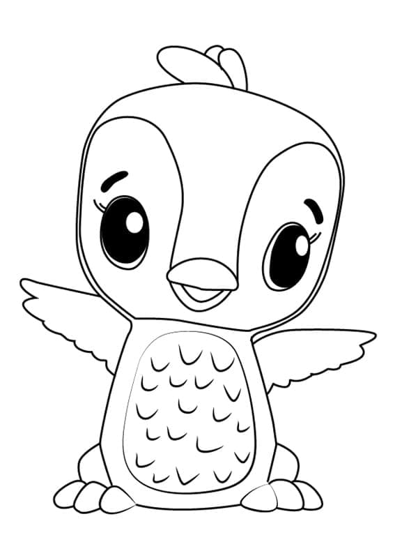 Hatchimals Penguala da colorare