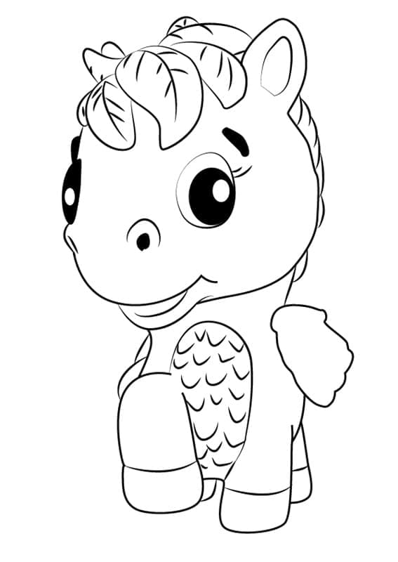 Hatchimals Ponette da colorare