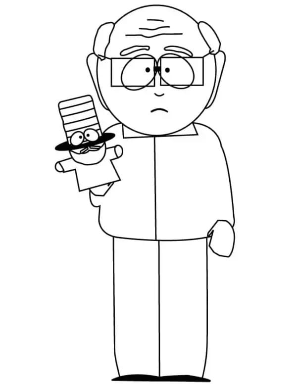 Herbert Garrison di South Park da colorare