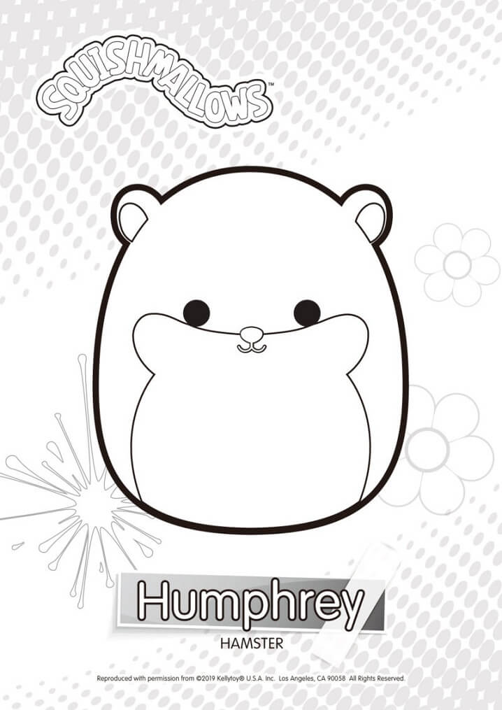 Humphray Squishmallows da colorare