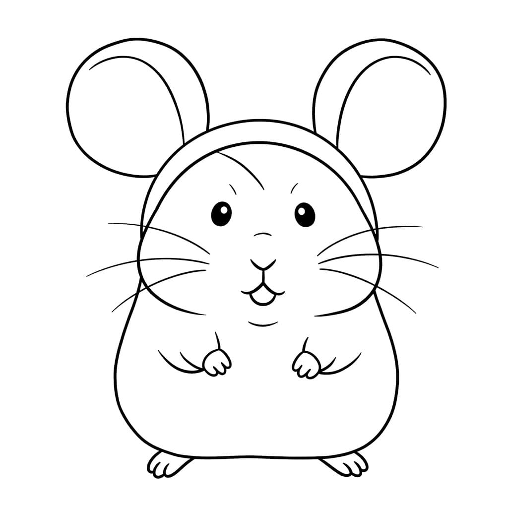 I criceti sono così carini da colorare