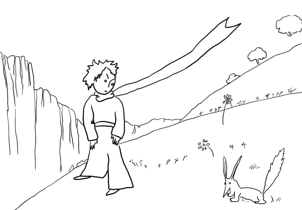 Il Piccolo Principe Libero da colorare
