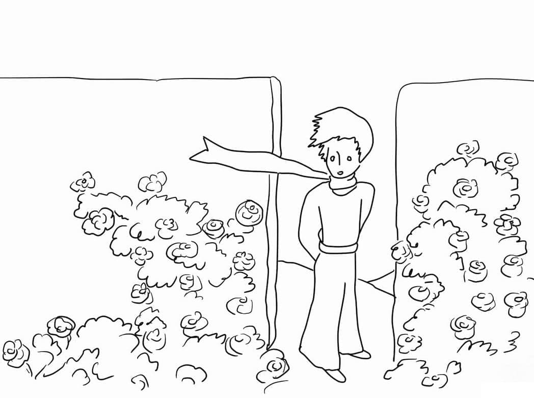 Il Piccolo Principe per bambini di 2 anni da colorare