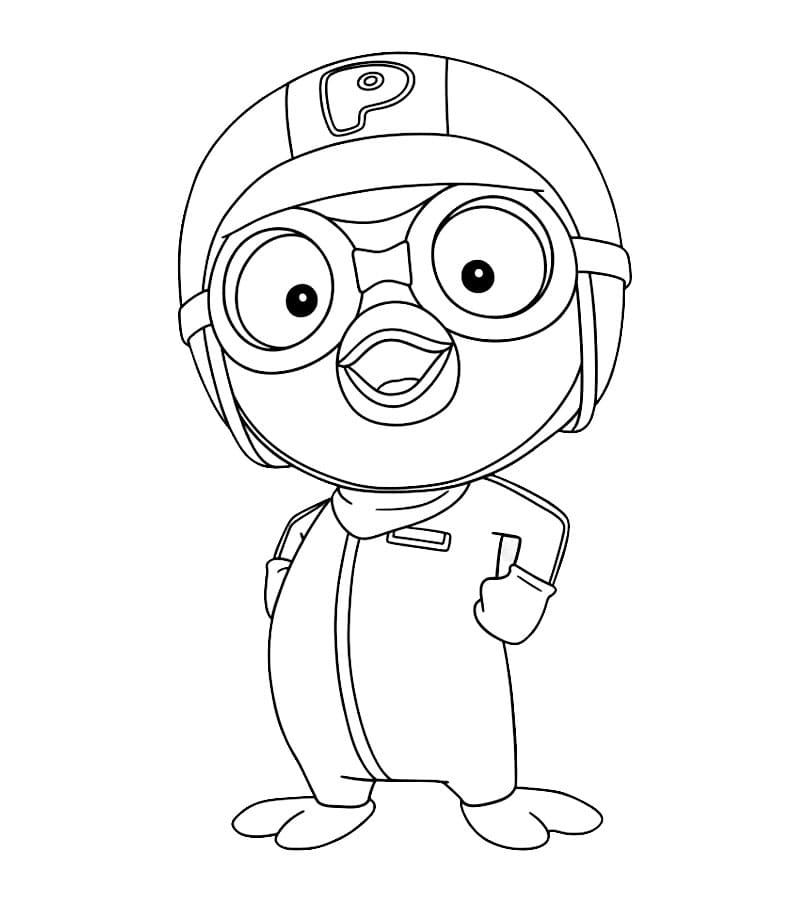 Il fantastico Pororo da colorare