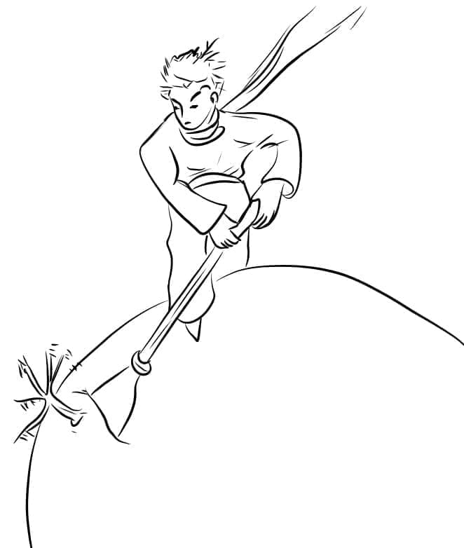 Il piccolo principe 4 da colorare