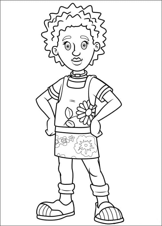 Il pompiere Sam Mandy Flood da colorare