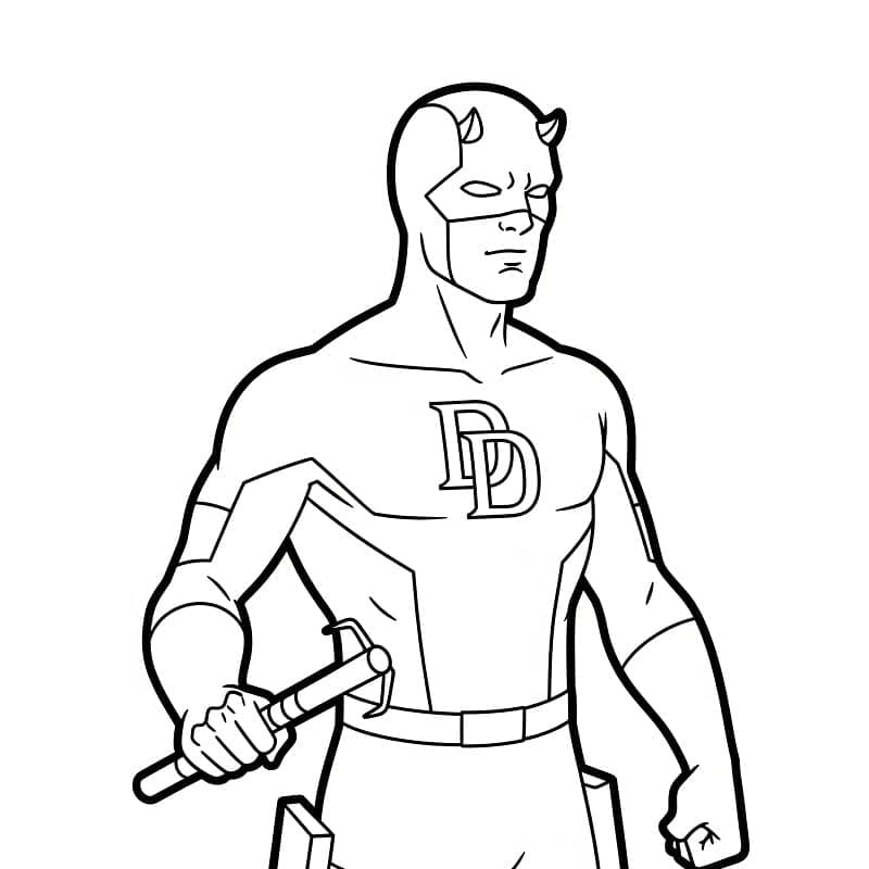 Daredevil da colorare