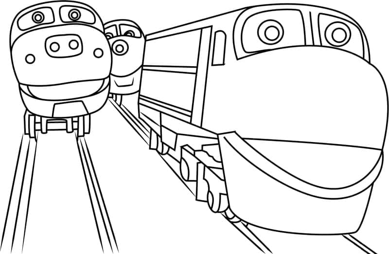 Immagine Chuggington gratis da colorare