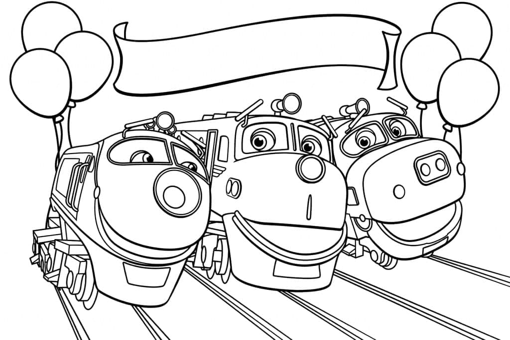 Immagine Personaggi di Chuggington da colorare