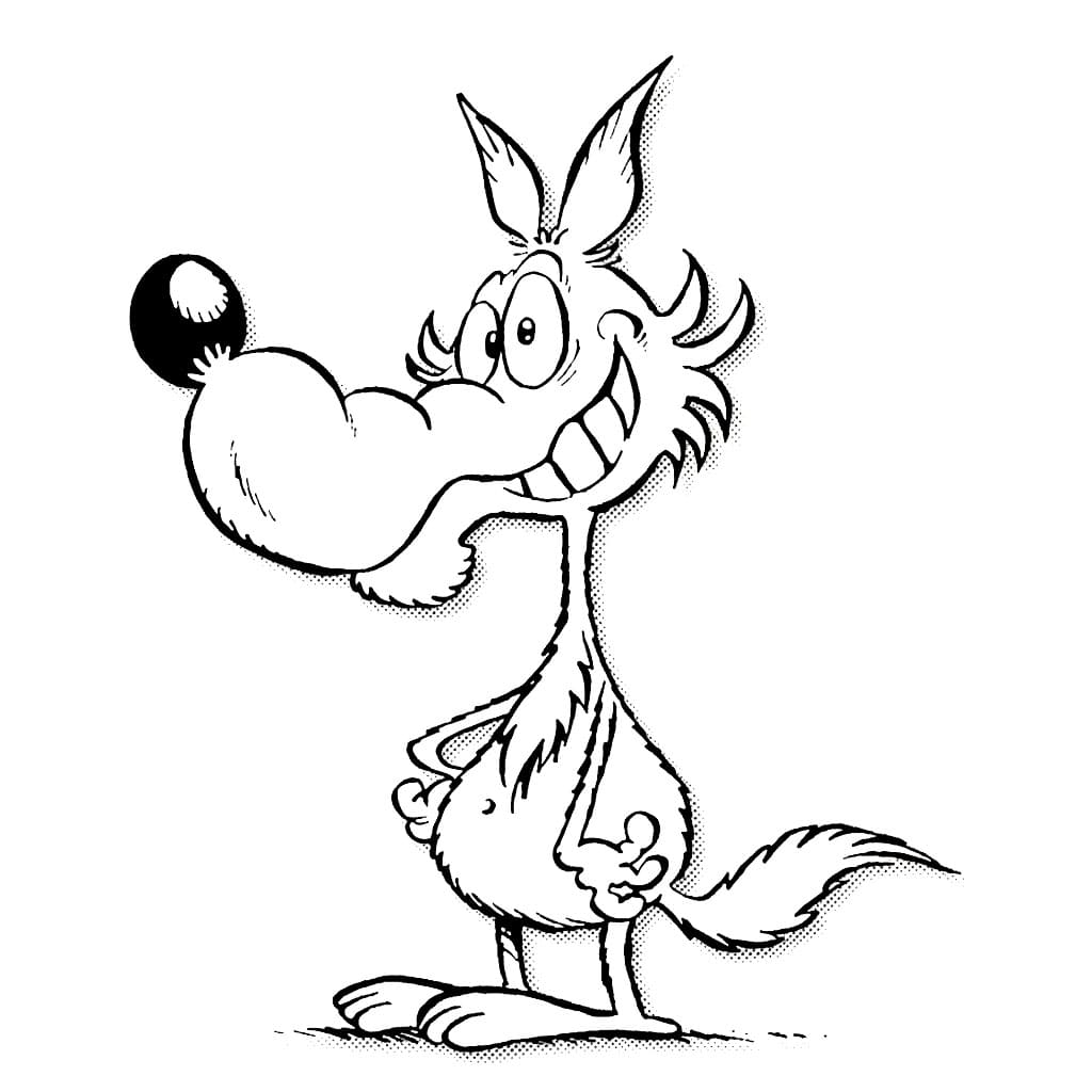 Immagine di Lupo Alberto da colorare