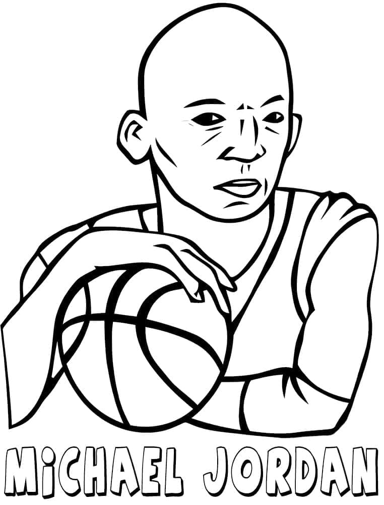 Immagine di Michael Jordan stampabile da colorare