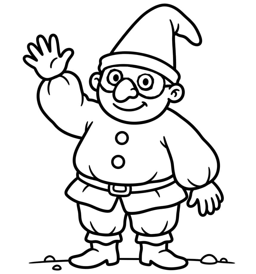 Immagine di Pulcinella stampabile da colorare