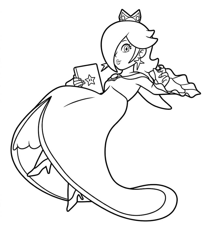 Immagine di Rosalina da colorare