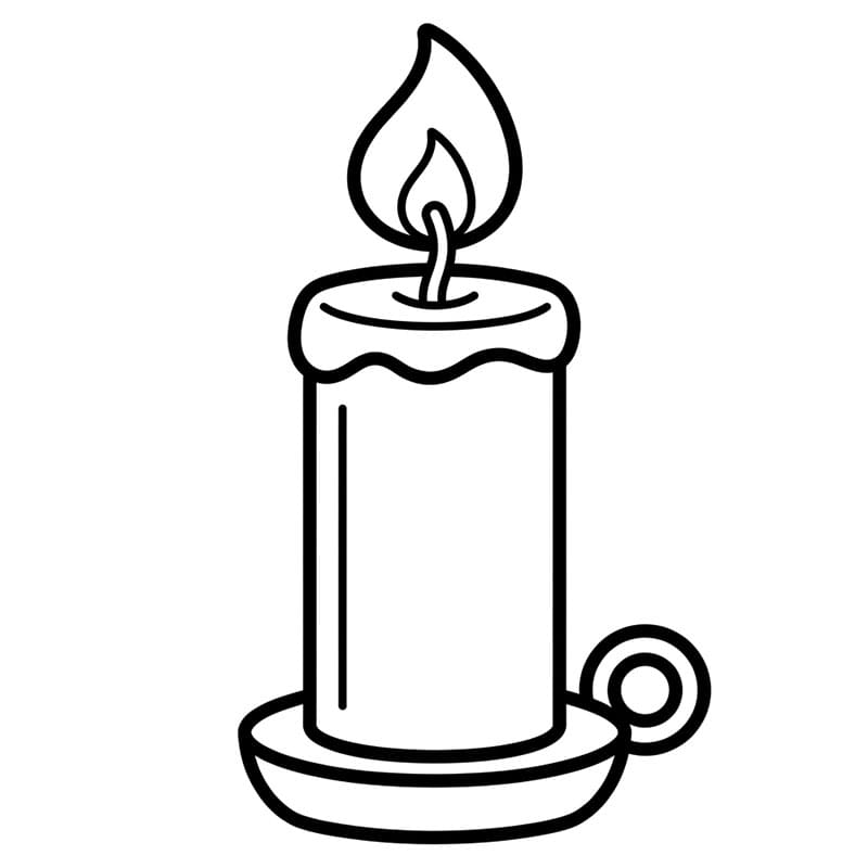 Candele da colorare