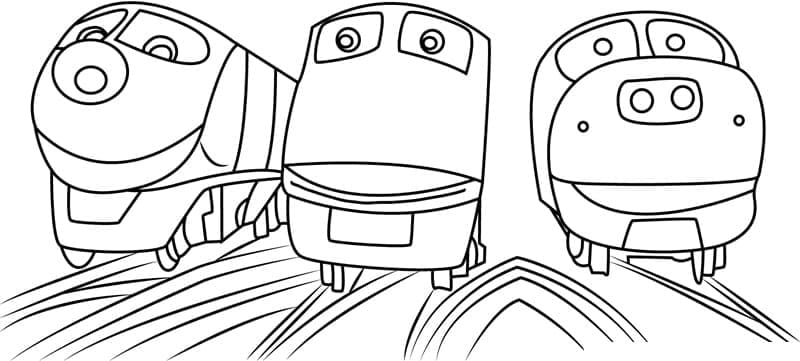 Immagine gratuita di Chuggington da colorare