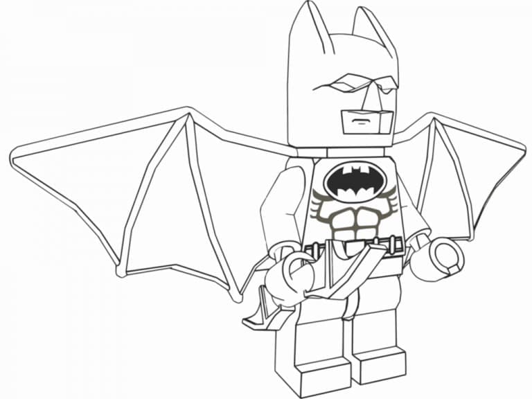 Incredibile Lego Batman da colorare