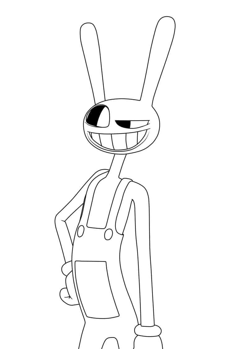 Jax The Amazing Digital Circus da colorare