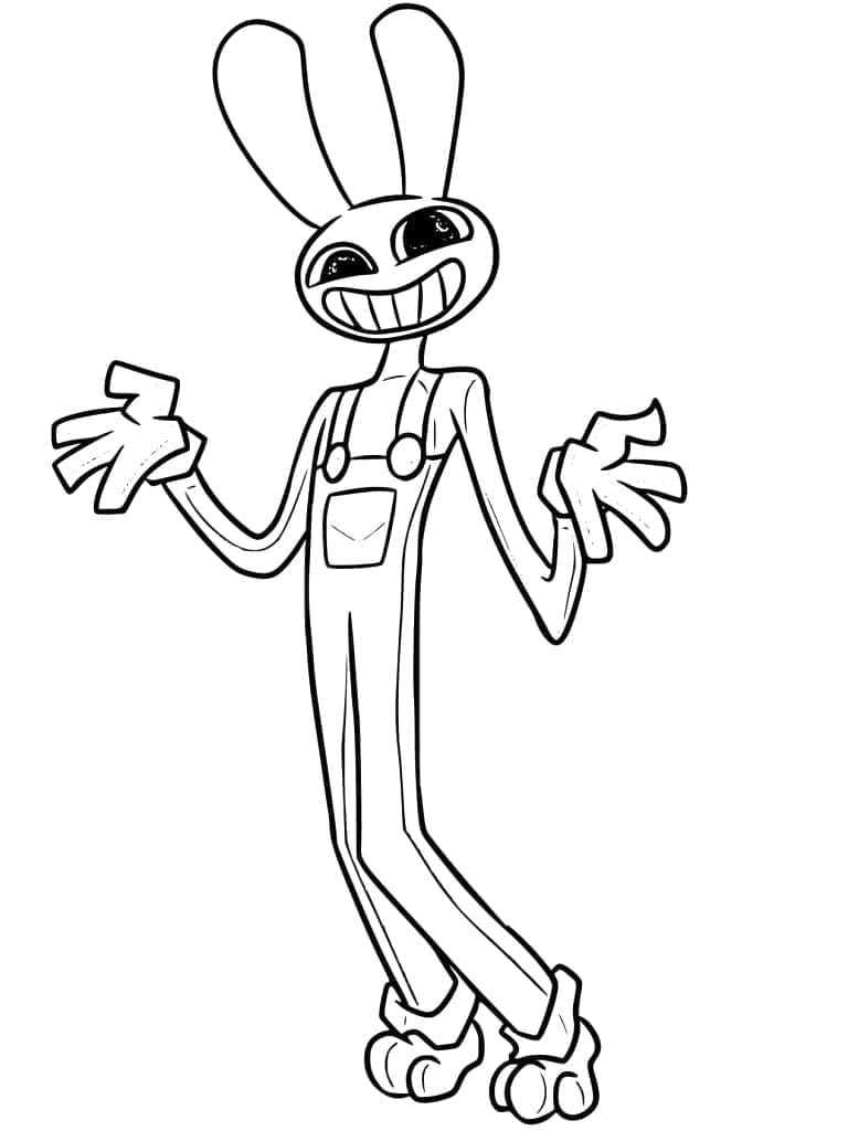 Jax di The Amazing Digital Circus da colorare