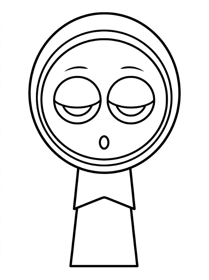 Jevin Incredibox Sprunki da colorare