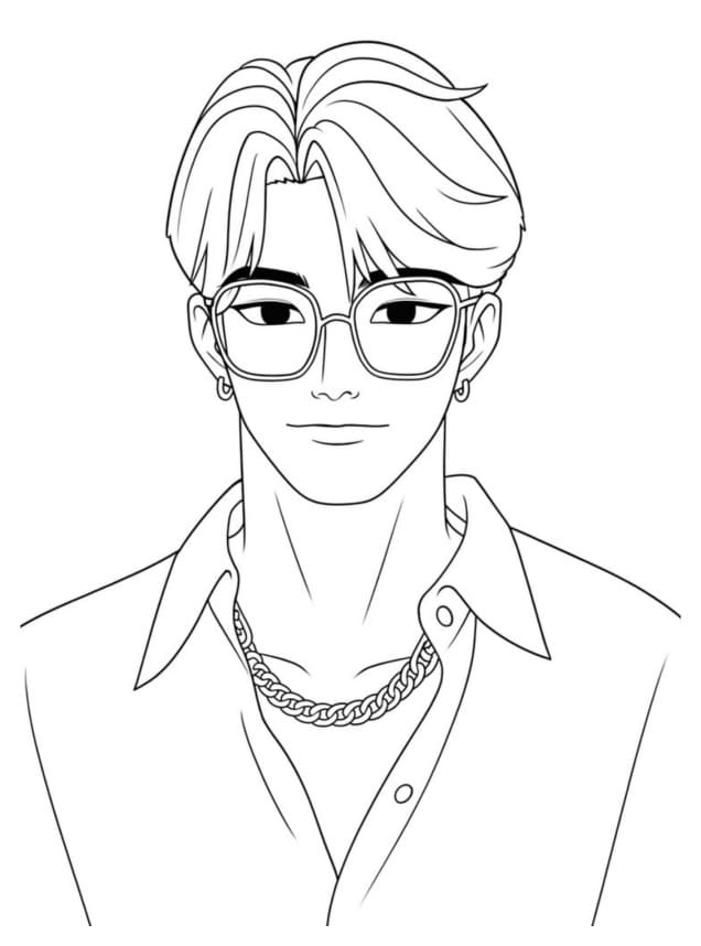 Jinu dei Saja Boys da colorare