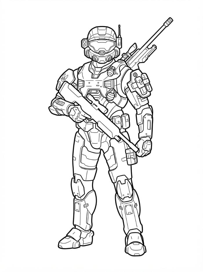 Jun-A266 di Halo da colorare