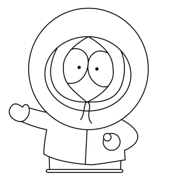 Kenny McCormick da colorare