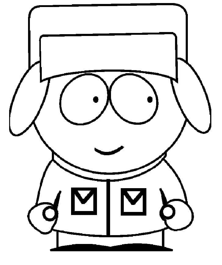 Kyle Broflovski in South Park da colorare