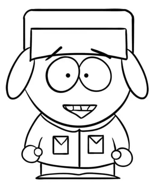 Kyle Broflovski da colorare