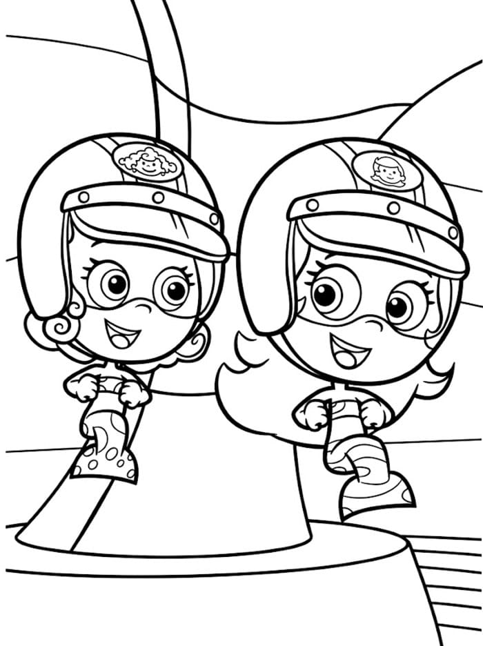Bubble Guppies da colorare