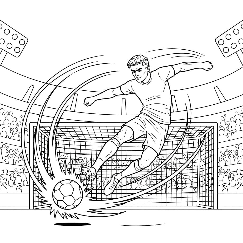 La sparatoria di Erling Haaland da colorare