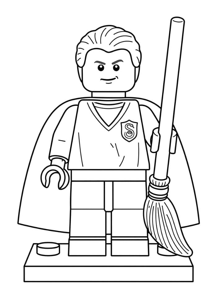 Lego Draco Malfoy libero da colorare