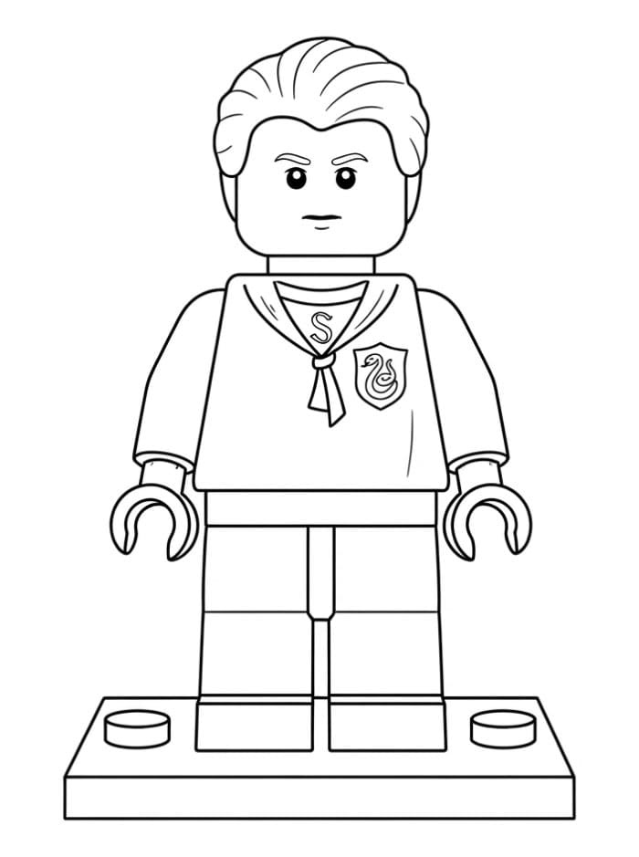 Lego Draco Malfoy da colorare