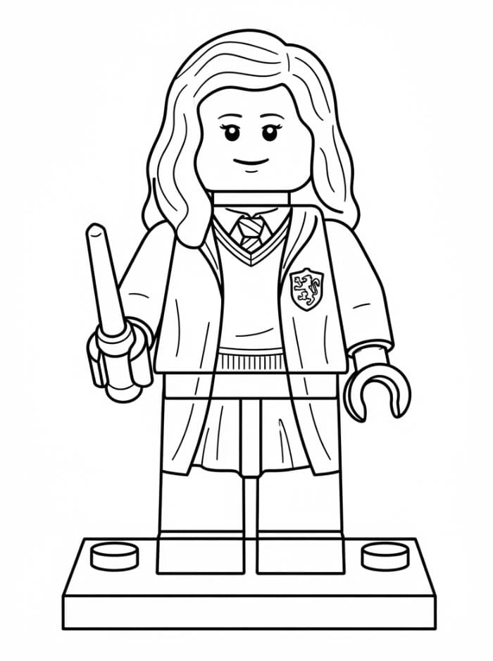 Lego Ginny Weasley da colorare