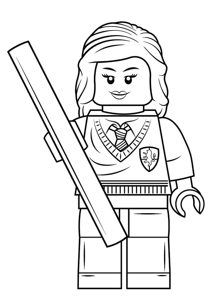 Lego Hermione Granger da colorare