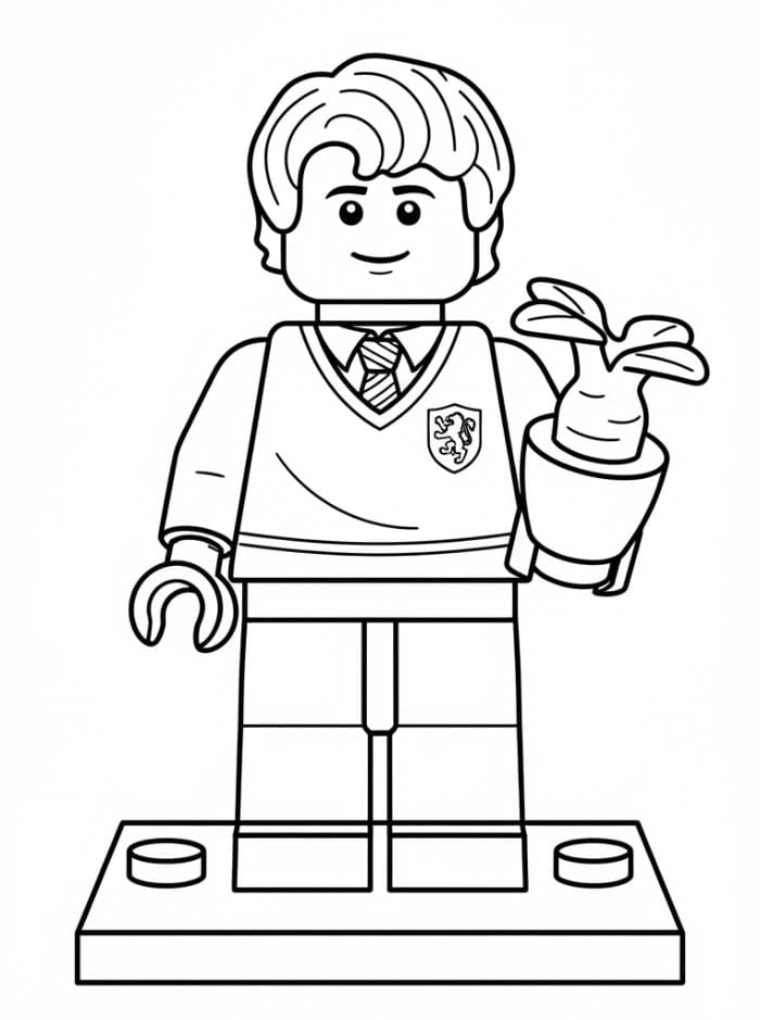 Lego Neville Paciock da colorare