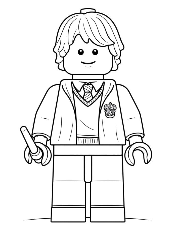 Lego Ron Weasley da colorare