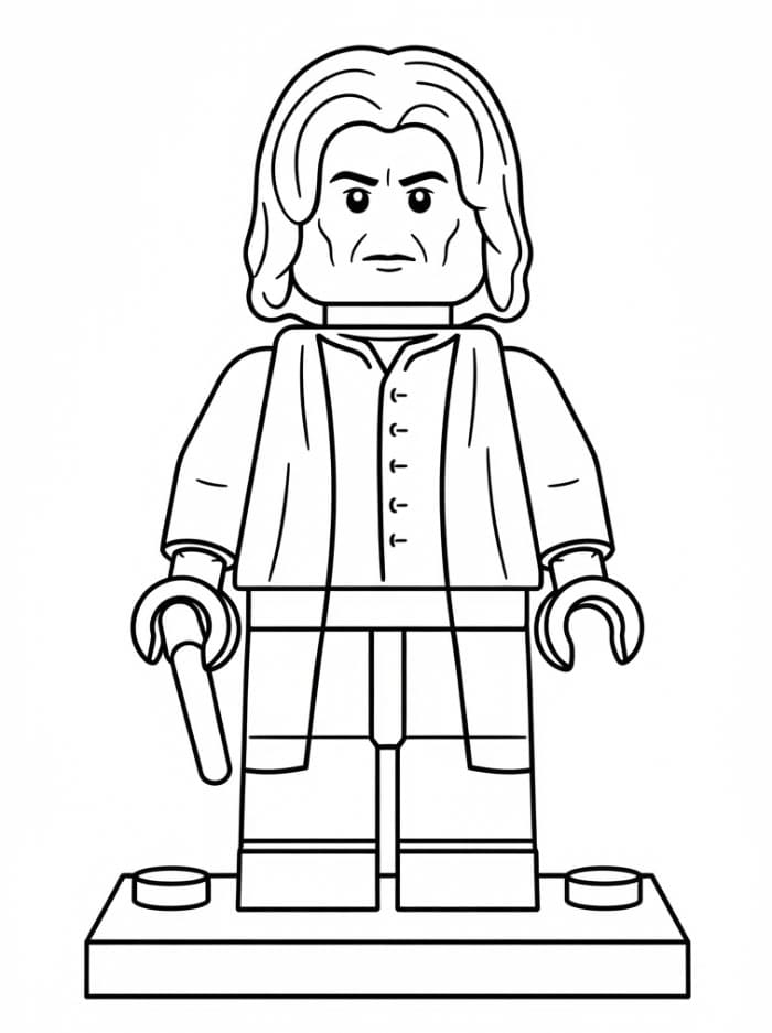 Lego Severus Piton da colorare