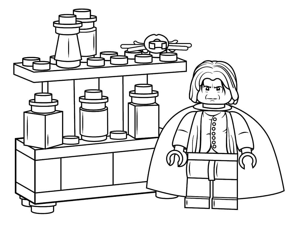 Lego Severus Snape da colorare